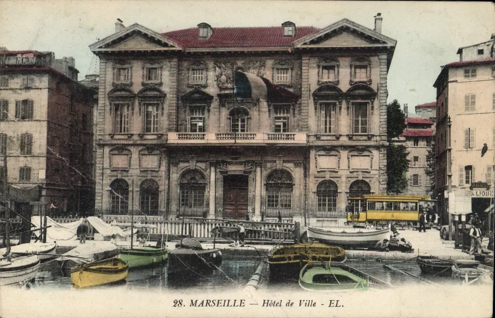 Marselha — Hotel de Ville — EL. - Frente