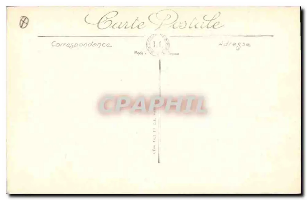 Marselha — A Prefeitura — LL. — n° 202 - Verso