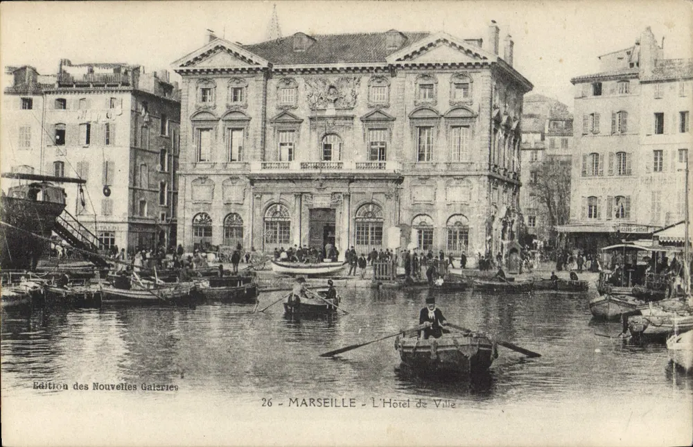 Marselha - O Hotel de Ville — Edição das Novas Galerias, n°26 - Frente