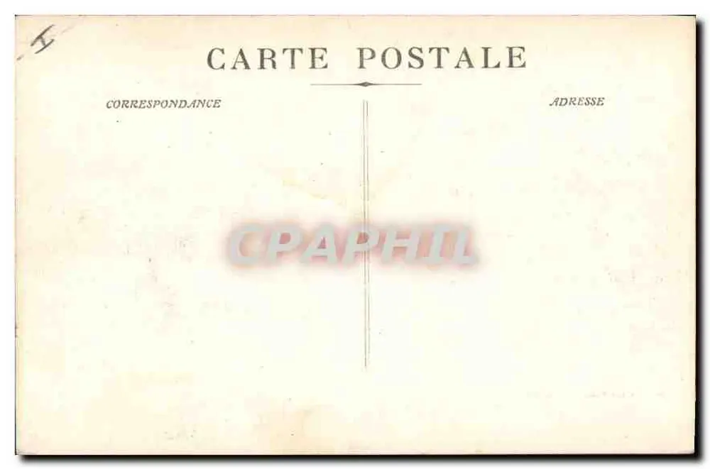 Marselha - O Hotel de Ville — Edição das Novas Galerias, n°26 - Verso