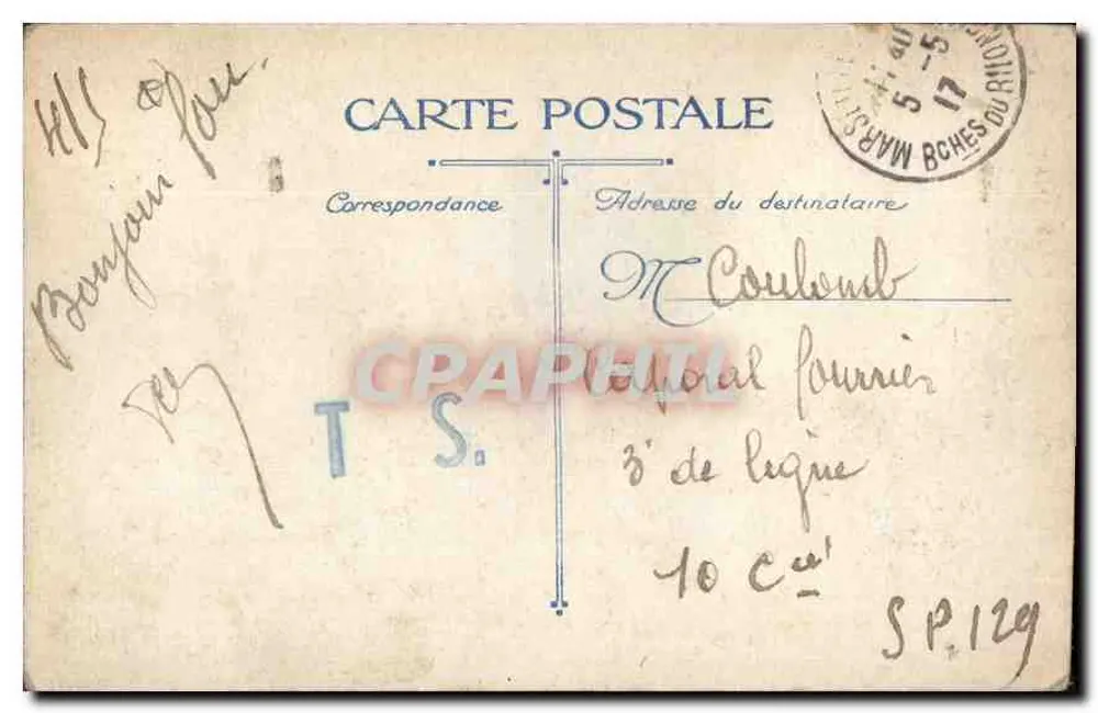Marseille — A Prefeitura — editor T.S. - Verso