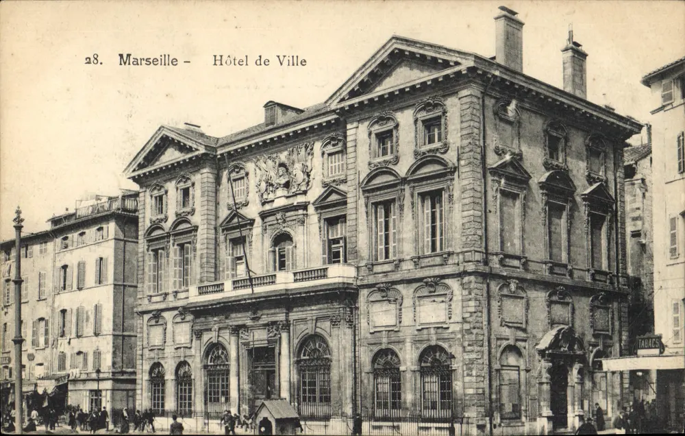 Marseille — Hotel de Ville — editor T.S. n°28 - Frente