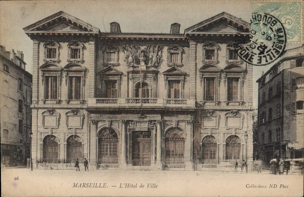 Marseille — O Hotel de Ville — Coleções ND Phot n°26 - Frente
