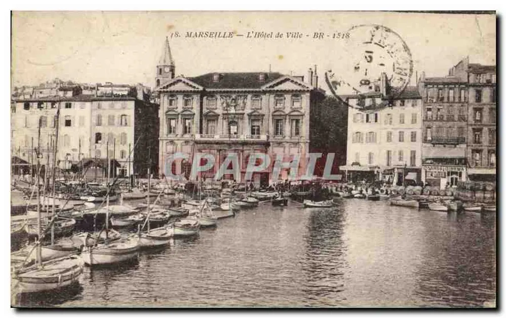 Marsella — L'Hôtel de Ville — BR - 1518 - Anverso