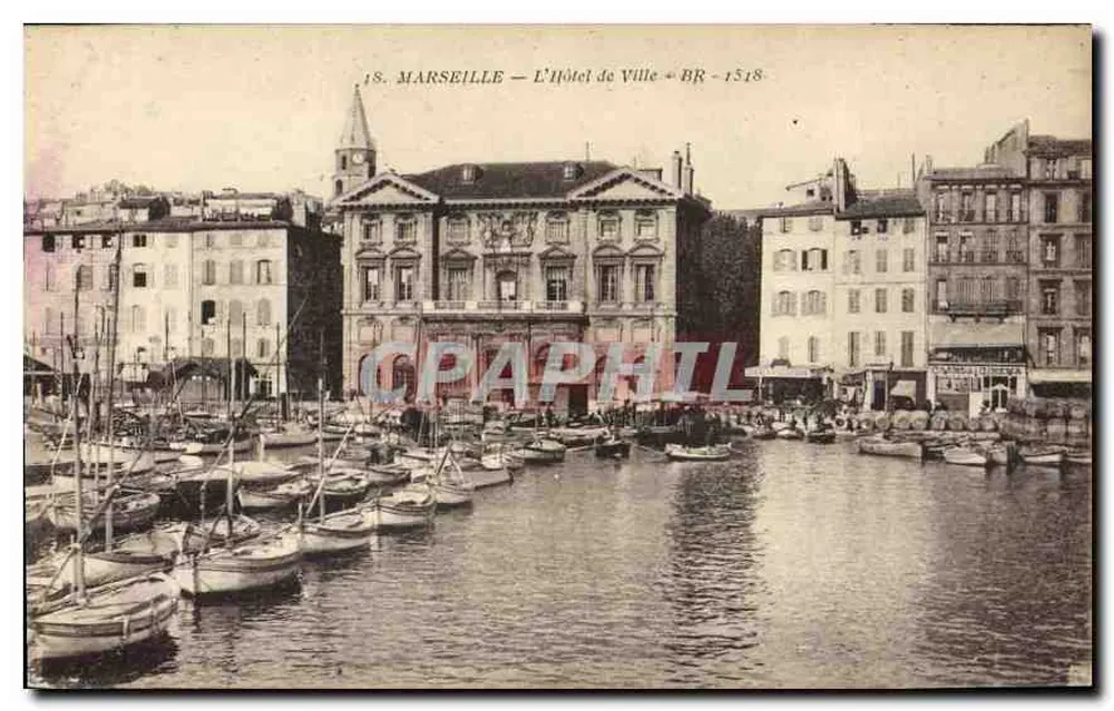 Marselha — O Hotel de Ville — BR - 1518 - Frente
