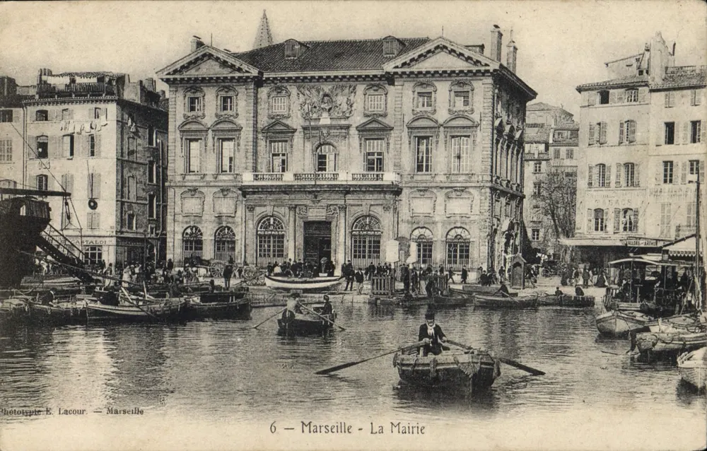Marselha - A Prefeitura — Fototipia E. Lacour, n°6 - Frente