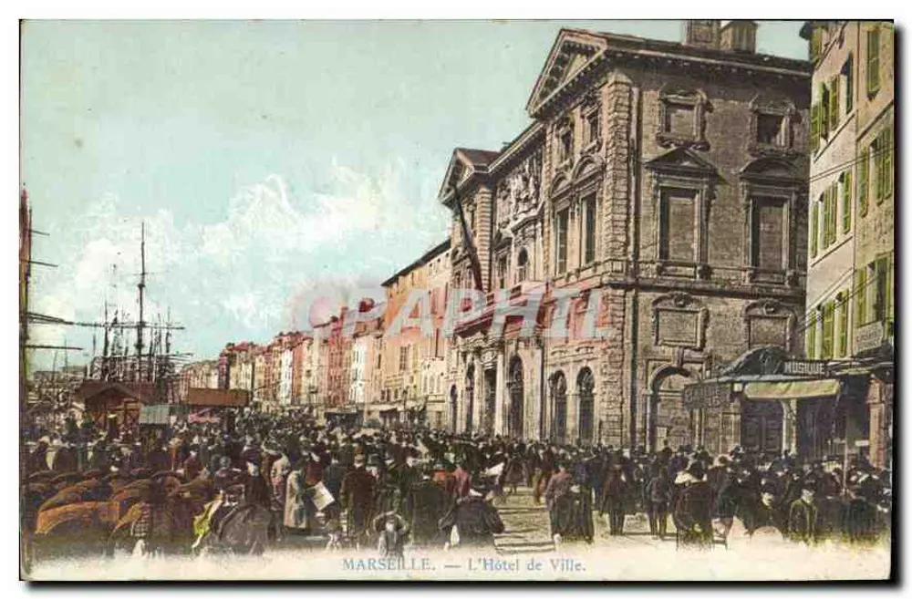 Marsiglia — Palazzo Comunale — Edizione Nouvelles Galeries - Recto