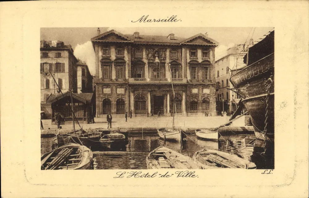 Marseille — O Hotel de Ville — éditeur L.L. - Frente
