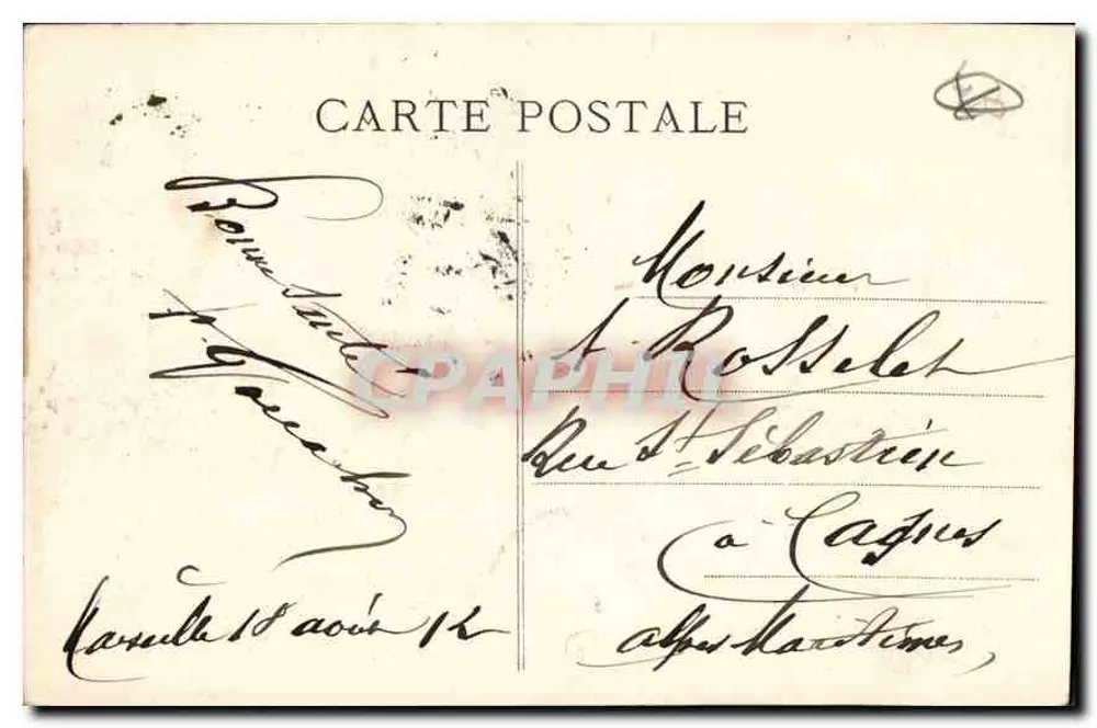 Marsiglia — Hotel de Ville — L. M. - Verso