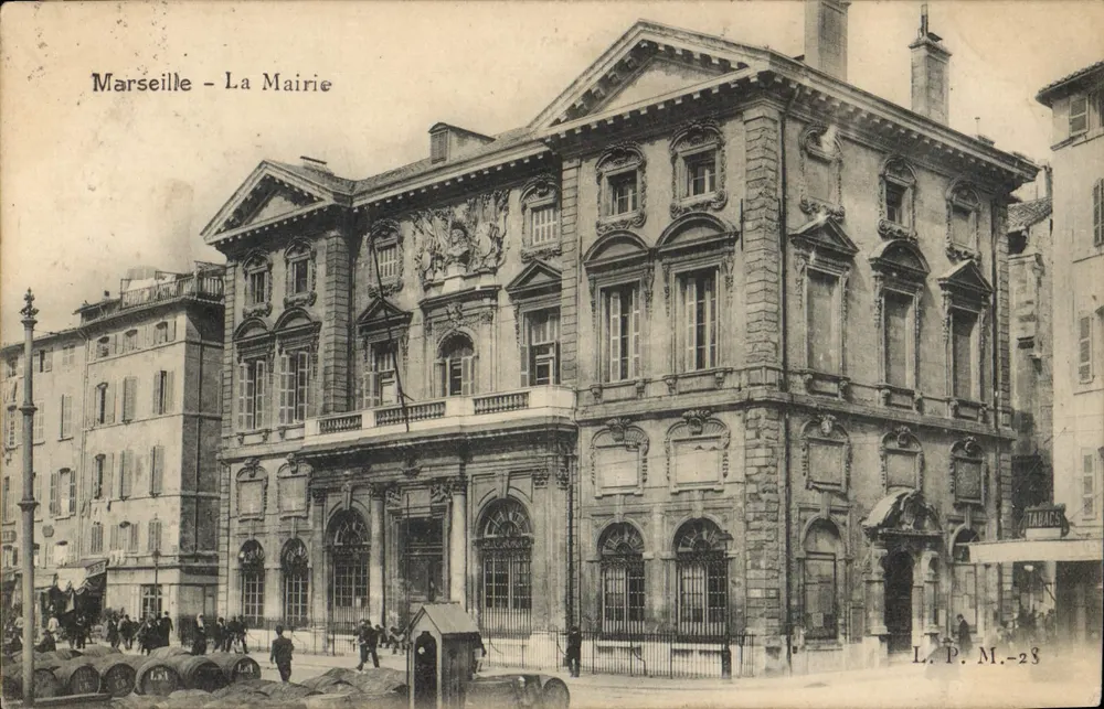 Marseille - De Gemeentehuis — blik op het gemeentehuis — L.P.M.-28 - Voorkant