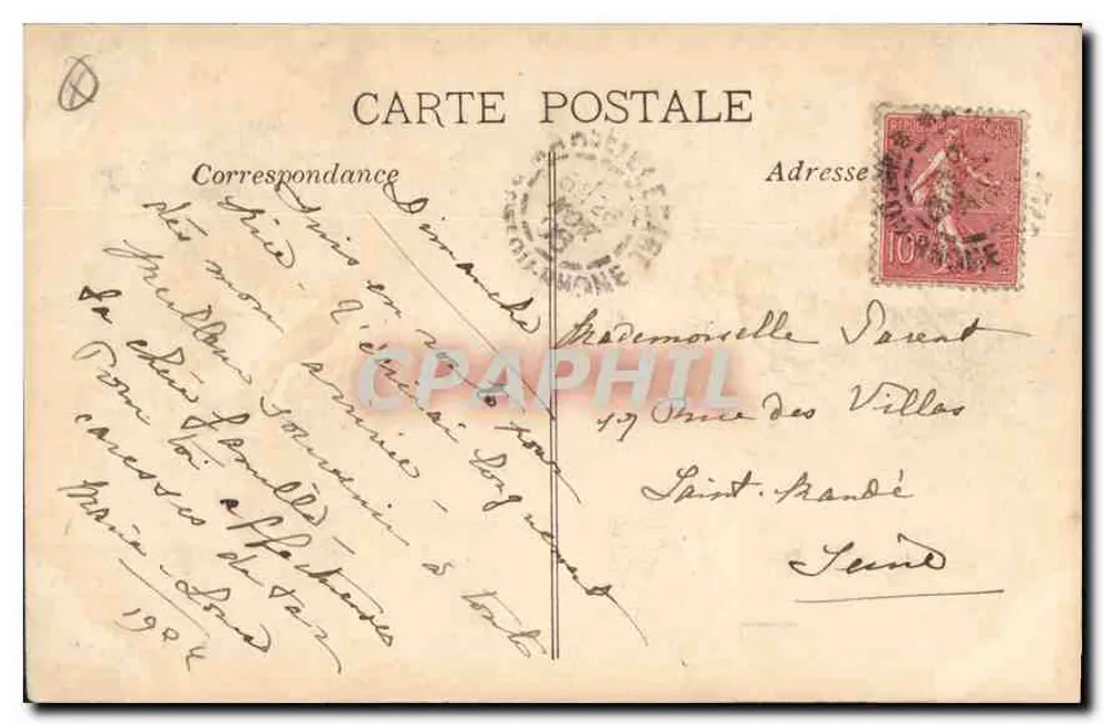 Marseille - De Gemeentehuis — blik op het gemeentehuis — L.P.M.-28 - Achterkant