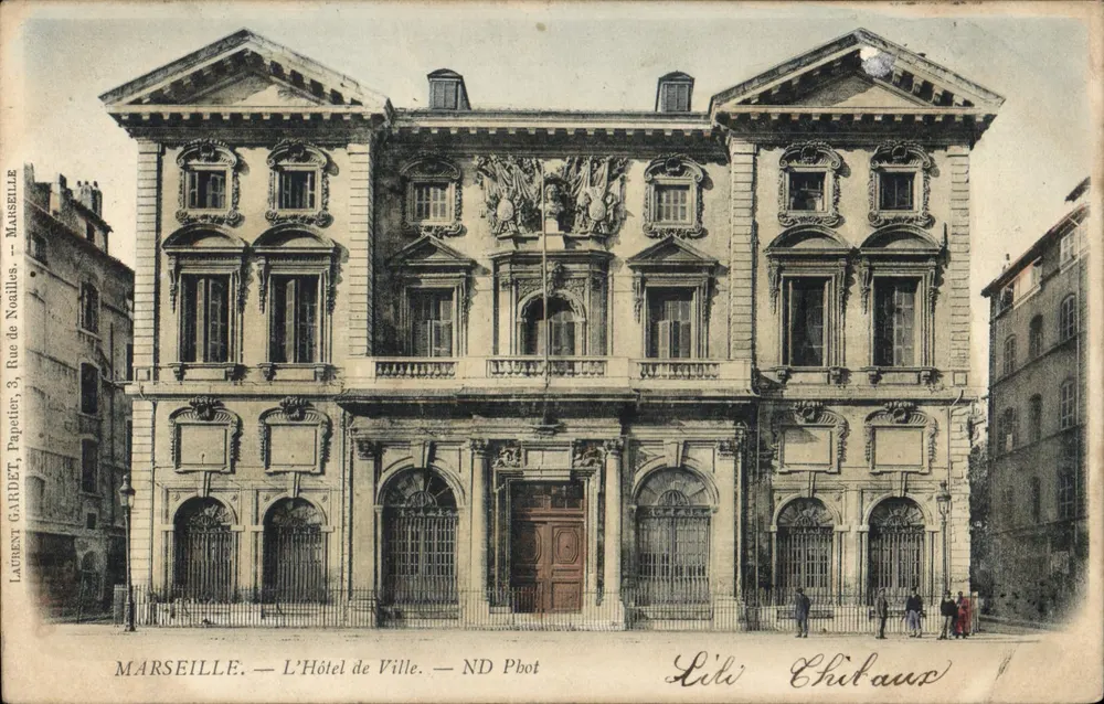 Marseille — O Hotel de Ville — Laurent Gardet, n°3 Rue de Noailles - Frente