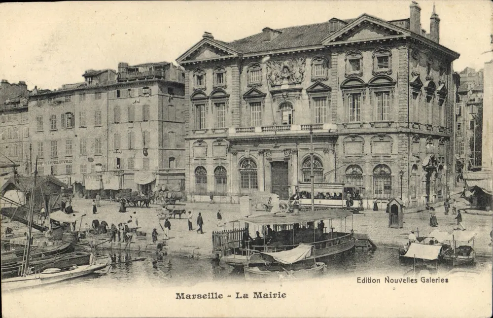 Marselha - A Prefeitura — Édition Nouvelles Galeries, número de série não visível - Frente