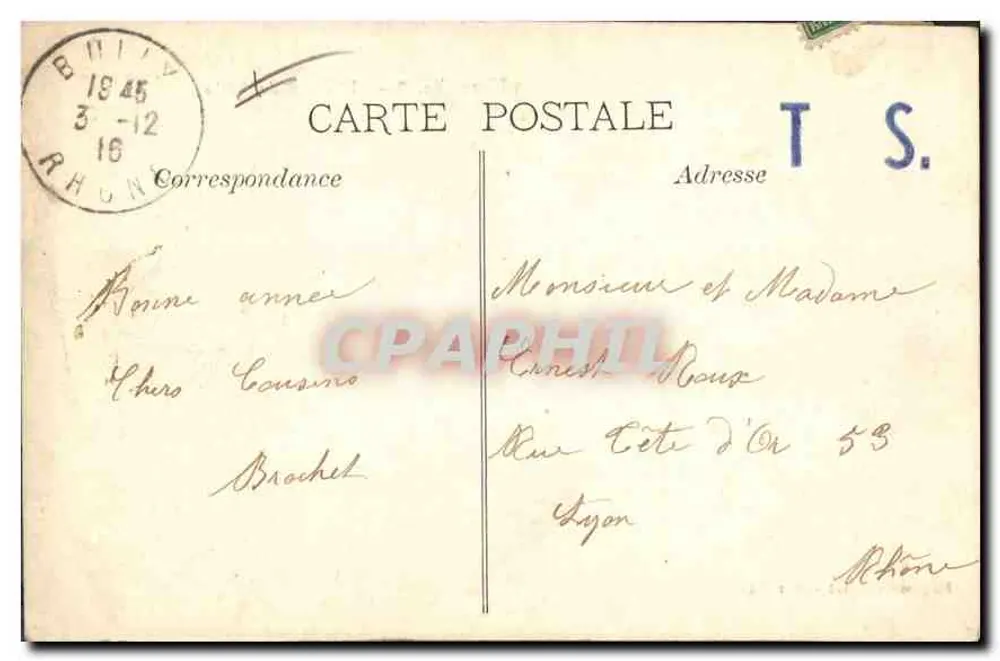 Marsella. 2.- El Ayuntamiento — Magasin Général - Marsella - Reverso