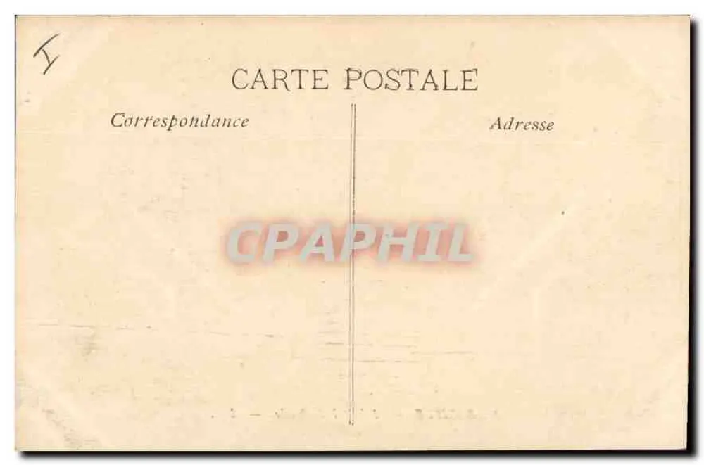 Marselha — O Hotel de Ville — LM. - Verso