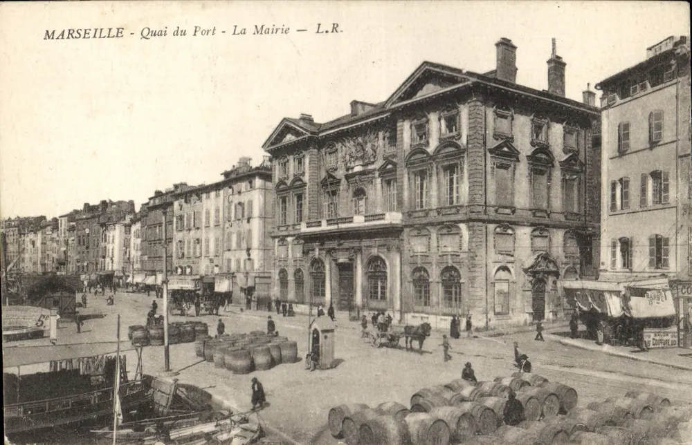 Marseille - Quai du Port - La Mairie — L.R. - Vorderseite