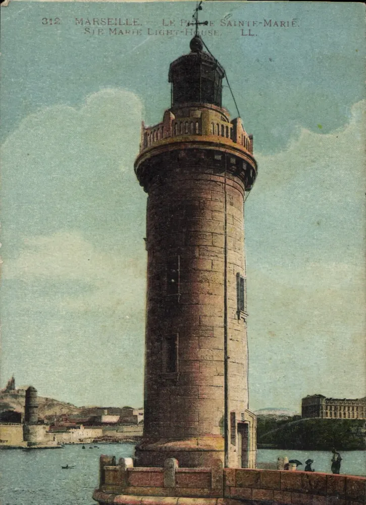 Marseille — Farol de Santa Maria — LL - Frente