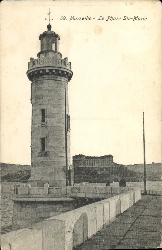 Marseille - Molo św. Marii — n°59 — wydawca nieznany - Awers