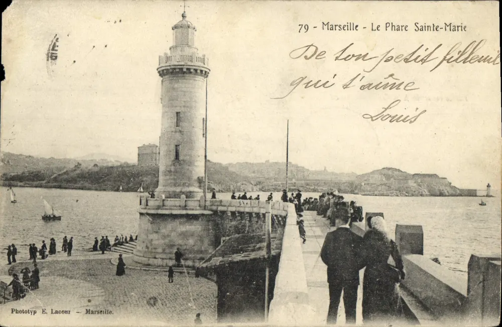 Marseille - O Farol de Santa Maria — Phototyp E. Lacour — n°79 - Frente