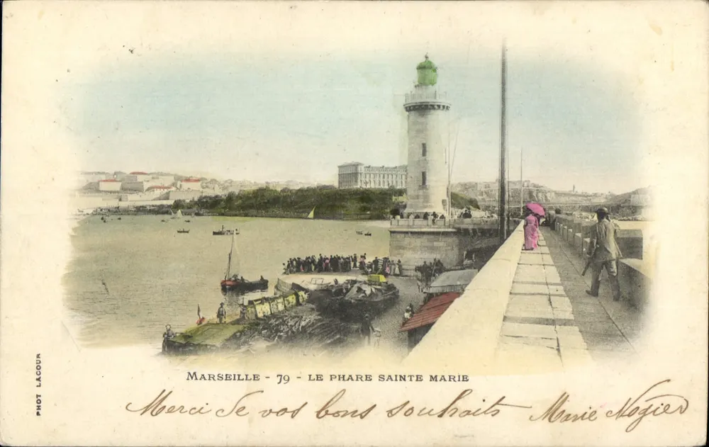 Marselha - O Farol de Santa Maria — Fot. Lacour, n°79 - Frente