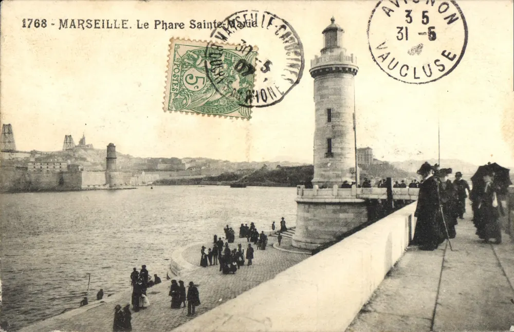 Marselha. O Farol de Santa Maria — 1768 — editor desconhecido - Frente