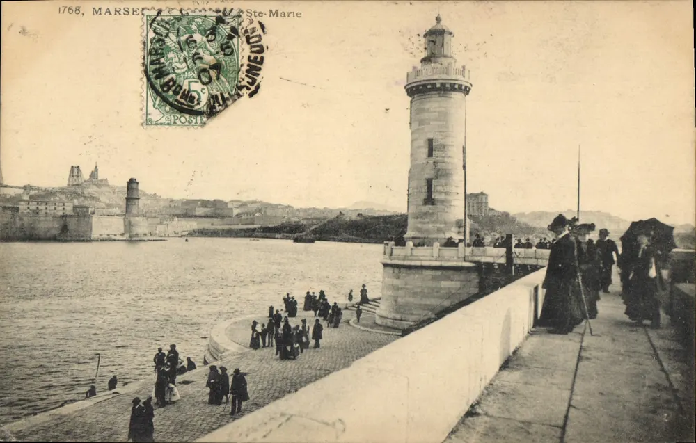 Farol de Marselha — Ste-Marie — Ateliers de Phototypie Gend - Frente