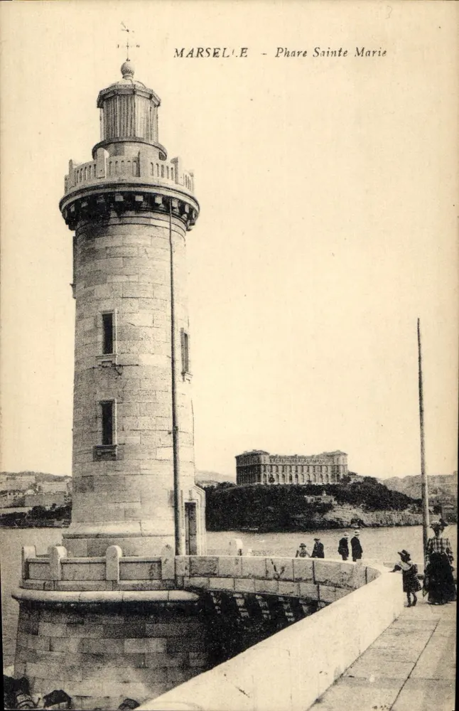 Marseille - Farol de Santa Maria — editor não identificado, número de série não visível - Frente