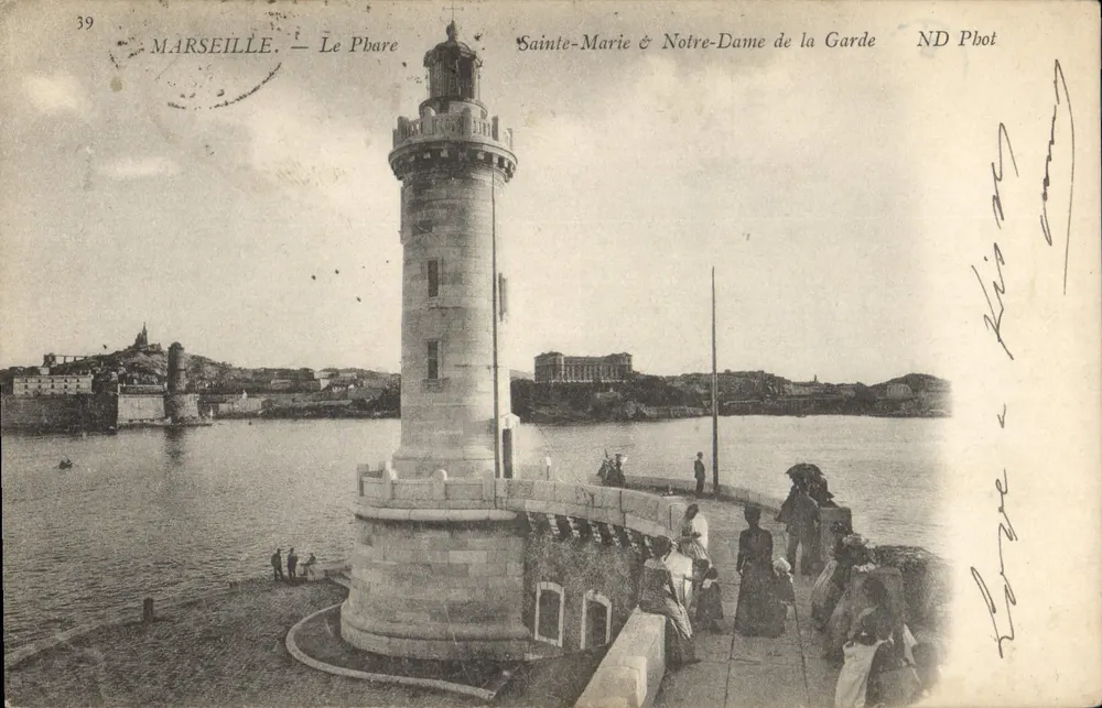 Marseille — Leuchtturm Sainte-Marie & Notre-Dame de la Garde — ND Phot - Vorderseite