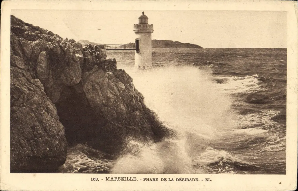 Lampenmast van La Désirade — Marseille — Uitgever EL, n° 153 - Voorkant