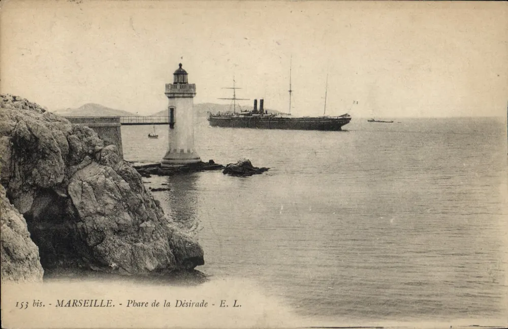 Marselha — Farol da Désirade — E. L. — n° 153 bis - Frente