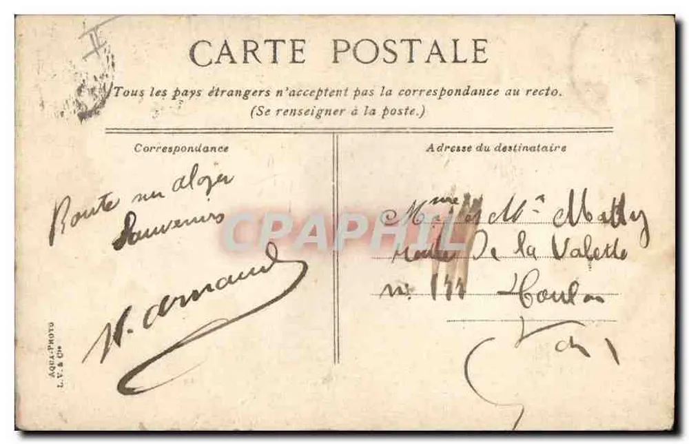 Marselha — Farol de La Joliette — editor desconhecido, n° 13 - Verso