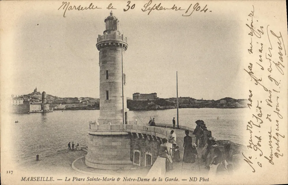 Marseille — Der Leuchtturm Sainte-Marie & Notre-Dame de la Garde — ND Phot, n°117 - Vorderseite