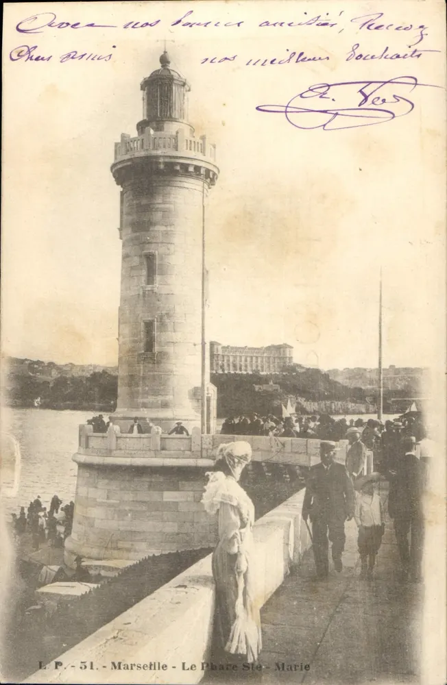 O Farol Santa Maria — Marselha — L.P. 51 - Frente