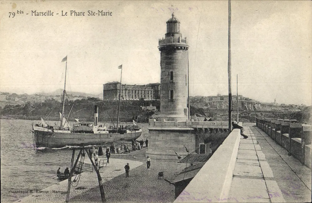 Marselha - O Farol de Santa Maria — Editor E. Lacour, n° 79 bis - Frente
