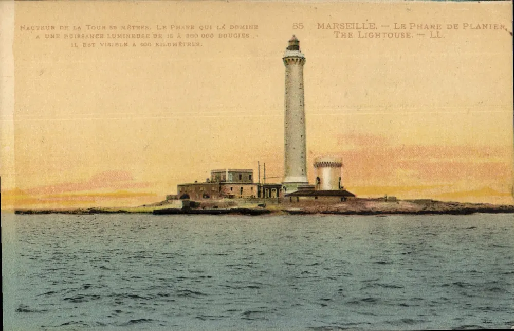 Marselha — Farol de Planier — LL - Frente