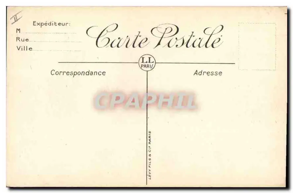 Marselha — Farol de Planier — LL - Verso