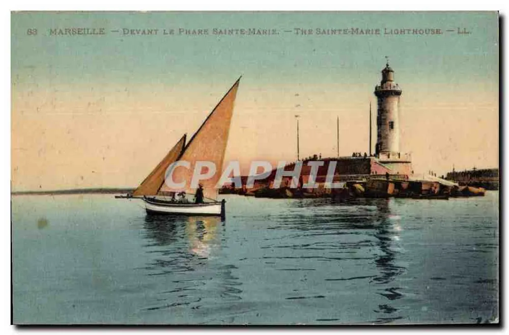 Marseille — Diante do Farol de Santa Maria — LL - Frente