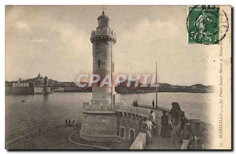 Der Leuchtturm Sainte-Marie und Naire-Dang — Marseille — Verlag: Nr. 39 - Vorderseite