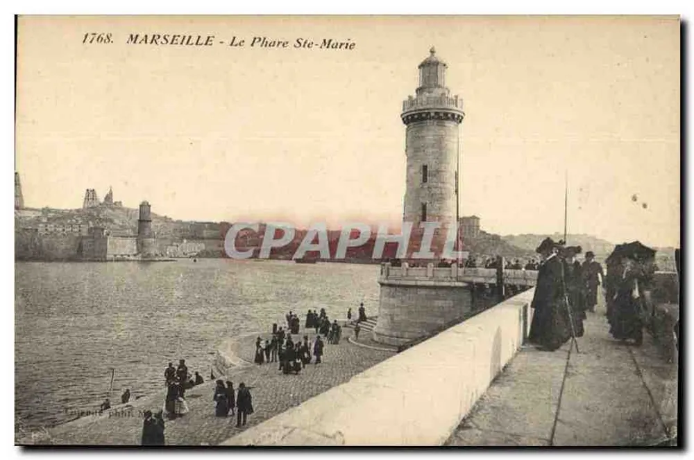Marseille - De Kustwachttoren van Sint-Maria — uitgever Philippe, n° 1768 - Voorkant