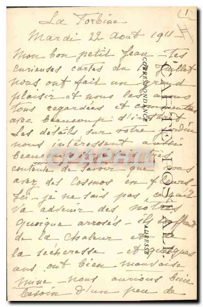 Marseille - De Kustwachttoren van Sint-Maria — uitgever Philippe, n° 1768 - Achterkant