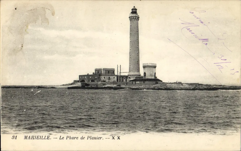 Marselha — O Farol de Planier — editor desconhecido, n° 31 - Frente