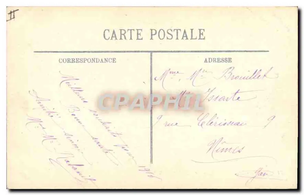 Marselha — O Farol de Planier — editor desconhecido, n° 31 - Verso