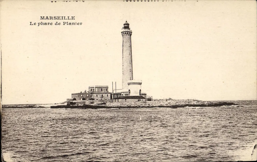 Marselha — O farol de Planier — editor não identificado - Frente