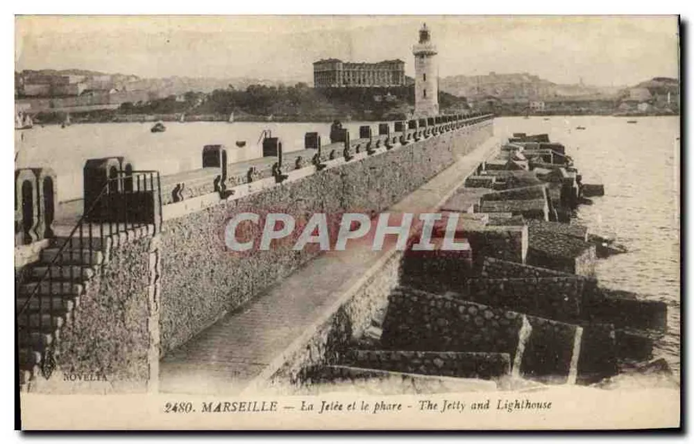 Marselha — A Doca e o farol — Novelta, n° 2480 - Frente