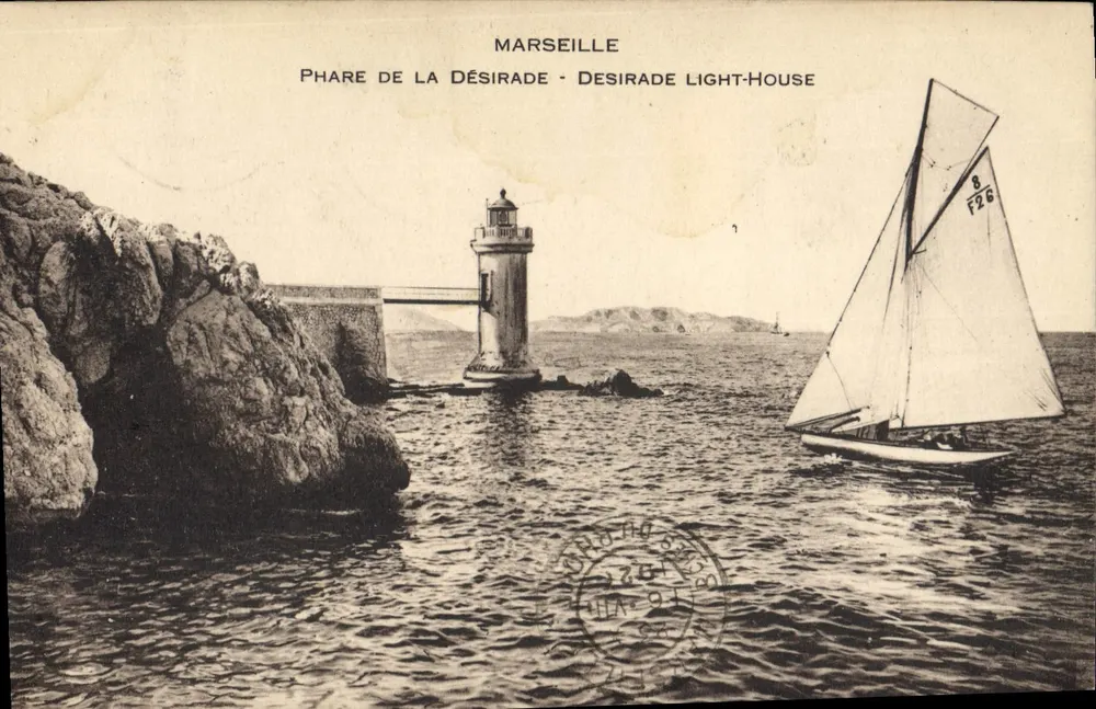 Marseille — Farol da Désirade — editor não identificado, número de série não visível - Frente