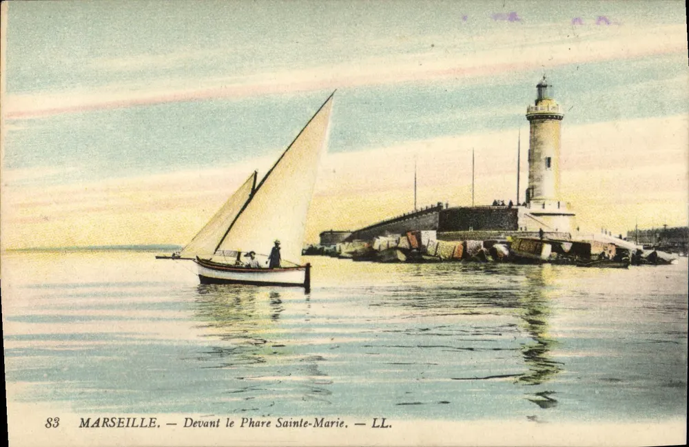 Marselha — Diante do Farol Sainte-Marie — LL. — n°83 - Frente
