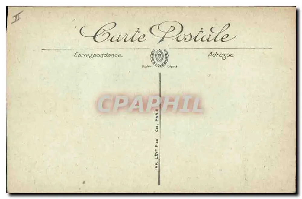 Marseille — Der Leuchtturm von La Désirade — Wirkung der Wellen — LL. — Nr. 269 - Rückseite