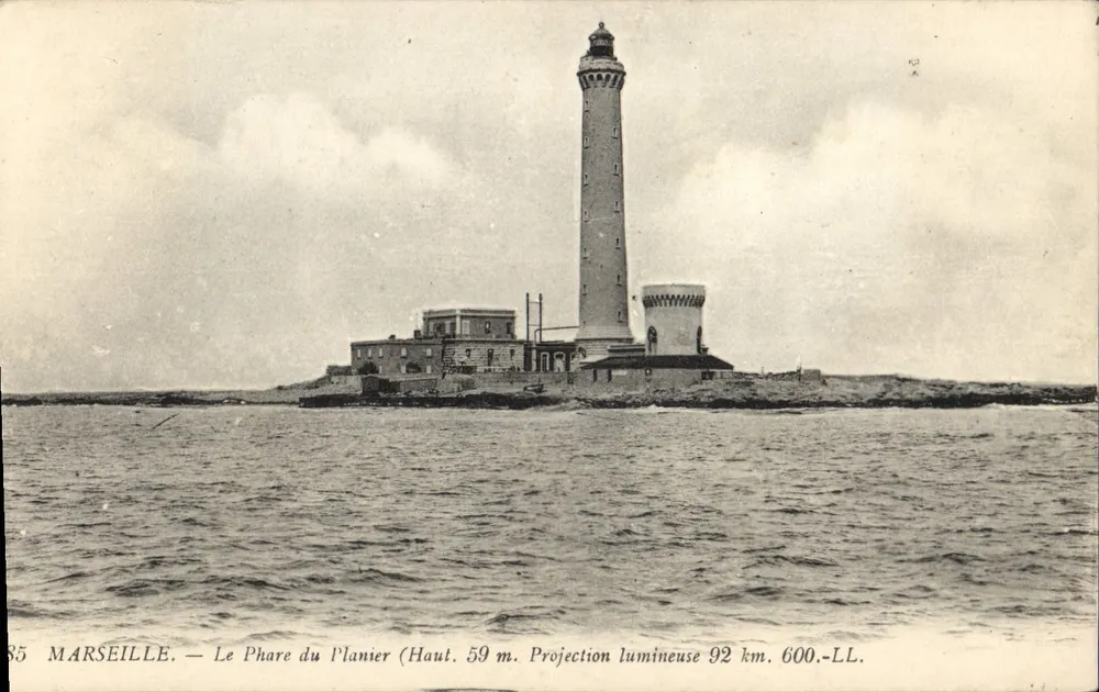 Marseille — Farol do Planier — 600-LL - Frente