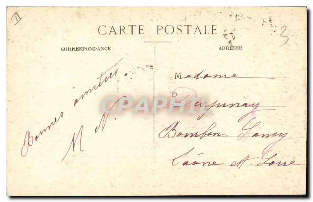Marselha — Farol da Désirade — Editor L. (n° 153) - Verso