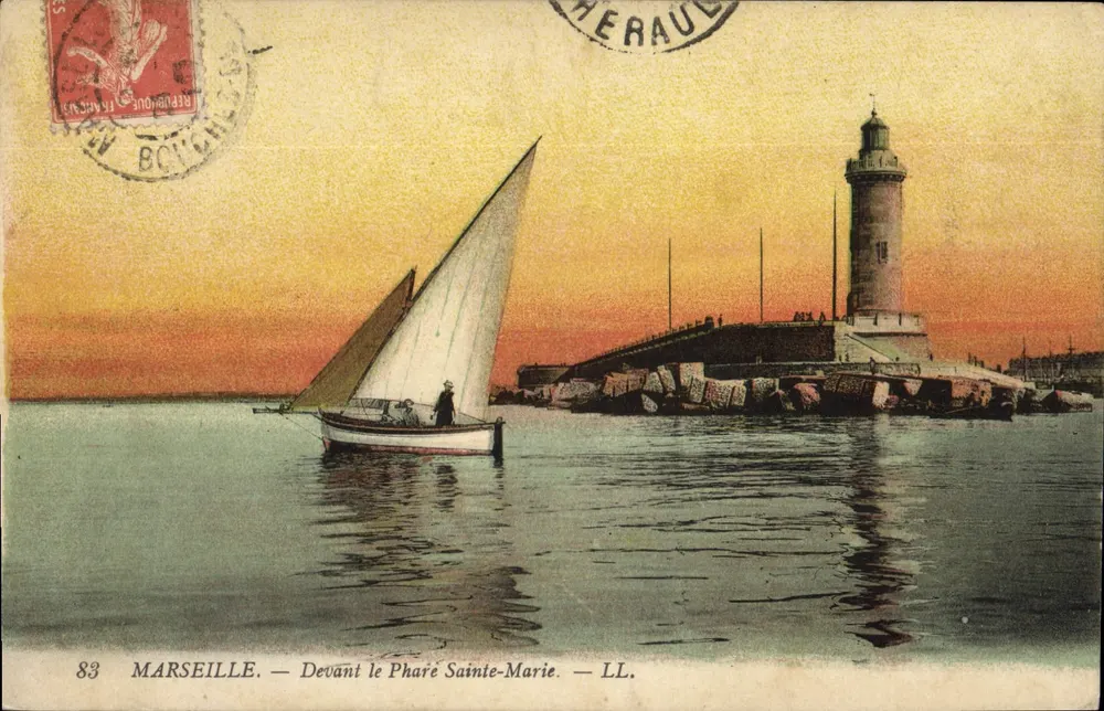 Marselha — Diante do Farol de Santa Maria — LL. — N° 83 - Frente